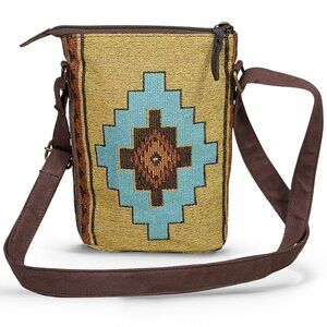 2348 Saltillo Collage Woven Crossbody Bag – Southwestern Native American